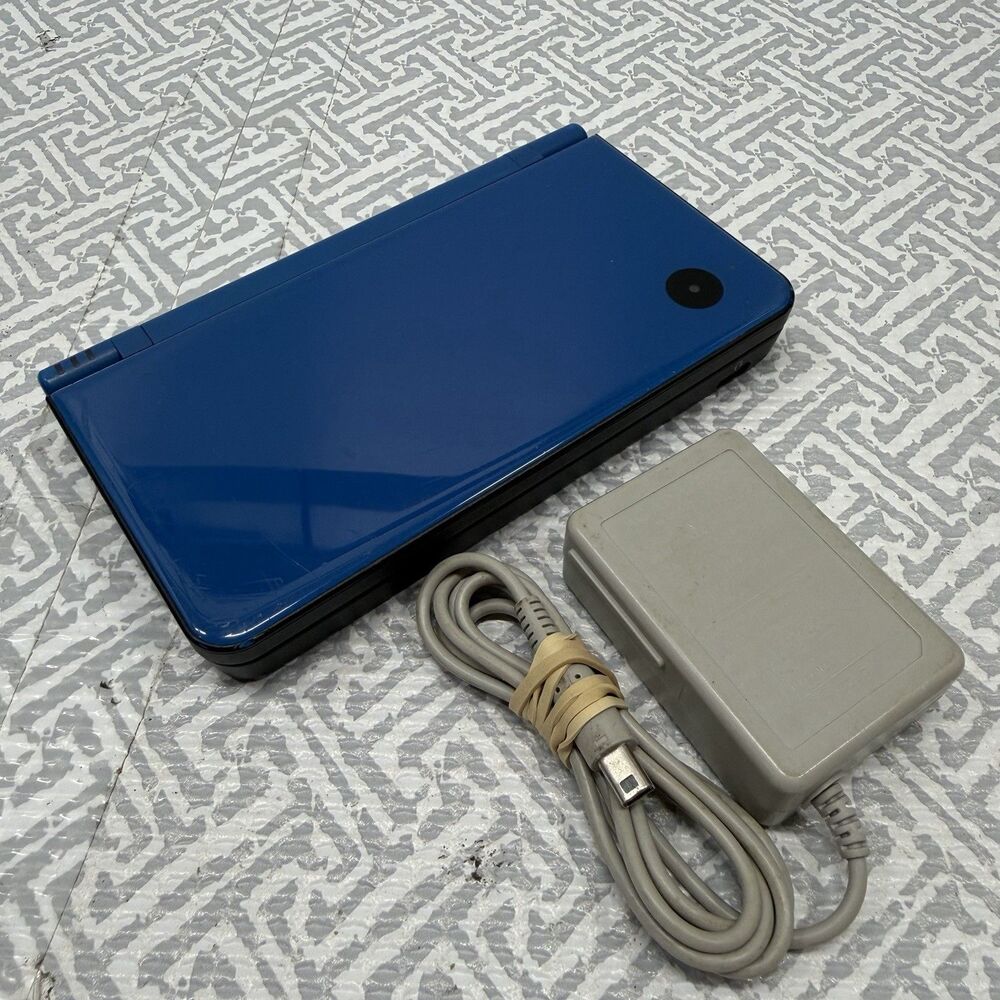 Nintendo DSi XL Midnight Blue Handheld Console - Tested Works - Read Description